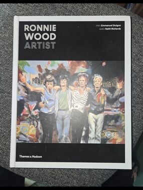 Ronnie Wood Artist Hardcover Art Book - Black & White Cover